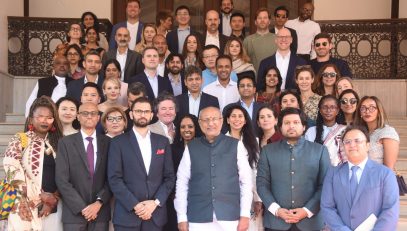 14.02.2025 : Young Global Leaders from 40 countries meet Maha Governor