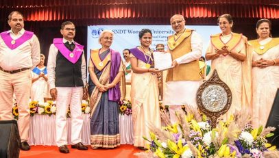 17.02.2025: Governor presides over the Annual Convocation of the SNDT Women's University in Mumbai