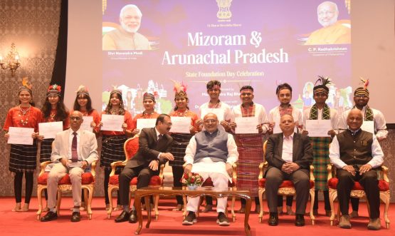 20.02.2025: Governor presides over the State Formation Day of Arunachal Pradesh and Mizoram States in Raj Bhavan, Mumbai