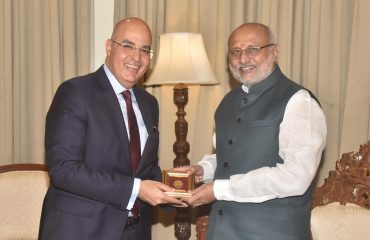 28.02.2025 : इजिप्तच्या भारतातील राजदूतांनी घेतली राज्यपालांची भेट