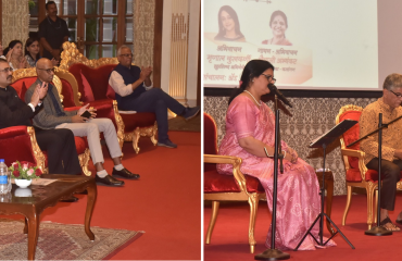 27.02.2025: राज्यपालांच्या उपस्थितीत मराठी भाषा गौरव दिनानिमित्त 'माय लेकरं' हा कार्यक्रम संपन्न