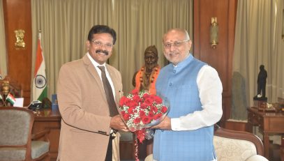 12.03.2025: The newly appointed Chairperson of the Maharashtra State Human Rights Commission (MSHRC), Former Judge of Bombay High Court Justice A. M. Badar called on Maharashtra Governor C P Radhakrishnan at Raj Bhavan, Mumbai. This was his first visit after taking the charge. Newly appointed members of the Commission Justice  Swapna Joshi (retd) and Sanjay Kumar,  IPS (retd.) were also present.