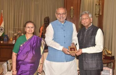 12.03.2025 : भारताचे अ‍ॅटर्नी जनरल आर. वेंकटरमणी यांनी घेतली राज्यपालांची भेट
