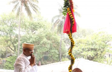 30.03.2025 : Governor Radhakrishnan performs Gudhi Pujan
