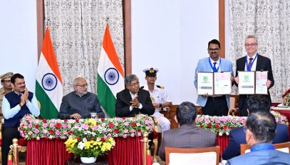 07.05.2025 : Gondwana University inks MoU with Lloyds Metals, Australian University in presence of Governor