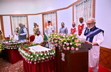 20.05.2025: Governor administers Oath of Office to Chhagan Bhujbal
