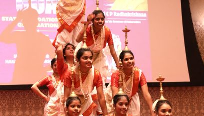 Governor attends the State Foundation Day of Goa and Telangana in Raj Bhavan