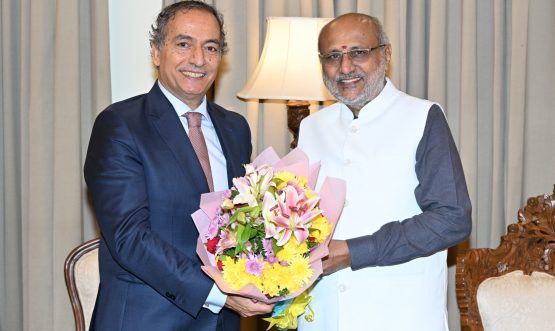09.06.2025 : Ambassador of the Republic of Portugal in India João Manuel Mendes Ribeiro de Almeida meets Governor