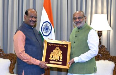 24.06.2025: Speaker of Lok Sabha Om Birla meets Governor