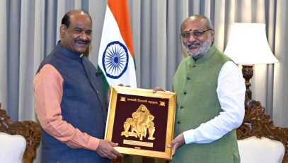 24.06.2025: Speaker of Lok Sabha Om Birla meets Governor
