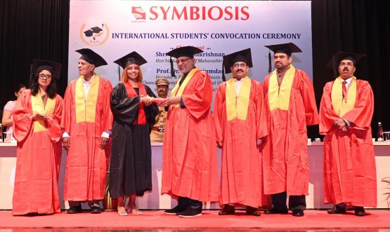Governor presides over the Convocation ceremony of Symbiosis International University in Pune
