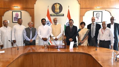 16.07.2025: Director of Bel-Air Hospital Panchgani Fr. Tomy Kariyilakulam and other officials met Maharashtra Governor C. P. Radhakrishnan at Raj Bhavan, Mumbai. During the meeting, Fr. Kariyilakulam briefly apprised the Governor of the facilities and services offered by Bel-Air Hospital. Fr. Tomy Scaria, Fr. Thomas TC, Fr. Scaria Thomas, Homi Khusrokhan, Mehli Golvala, Dr. Prem Sheth and Prof. R. V. Kulkarni were present on this occasion.