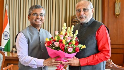24.07.2025 : Vikas Kharage meets Governor