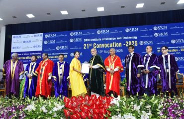 10.08.2025 : Governor attends 21st Convocation of SRM Institute of Science & Technology