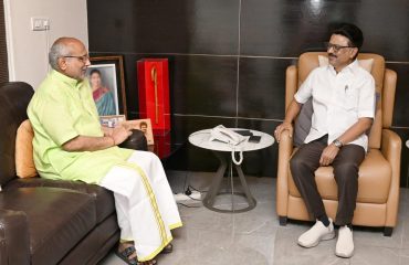 11.08.2025 : Governor meets Tamil Nadu CM M. K. Stalin