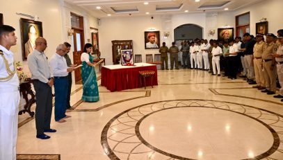 Raj Bhavan Officers & staff take Sadbhavana Day Pledge, Birth Anniversary of late PM Rajiv Gandhi
