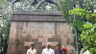 15.09.2025 : Governor Acharya Devvrat visits Chhatrapati Shivaji Maharaj Udyan