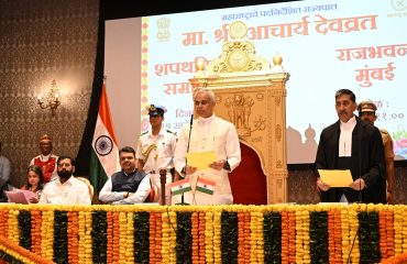 15.09.2025 : Acharya Devvrat takes oath as Governor of Maharashtra