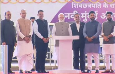 Prime Minister of India Narendra Modi inaugurates the Navi Mumbai International Airport