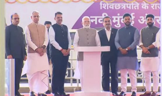 Prime Minister of India Narendra Modi inaugurates the Navi Mumbai International Airport