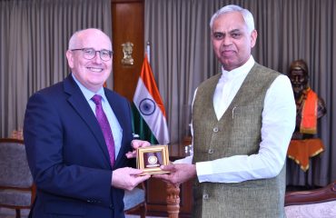 Consul General of the Federal Republic of Germany in Mumbai Christoph Hallier meets Governor