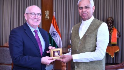 Consul General of the Federal Republic of Germany in Mumbai Christoph Hallier meets Governor