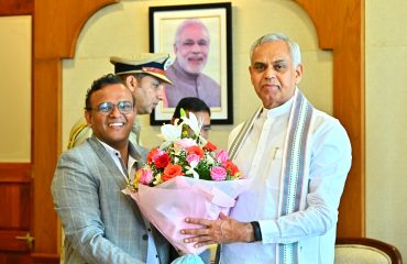 Agriculture Economist Prof Dr Parashram Patil meets Governor
