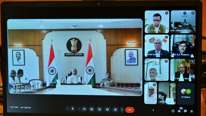 Governor interactes with the VCs of non-agricultural universities in the State through video-conferencing