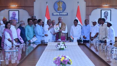 27.10.2025: राज्यपालांची गोसेवा गतिविधी आणि महात्मा फुले कृषी प्रतिष्ठान, छत्रपती संभाजीनगर यांच्यासोबत बैठक