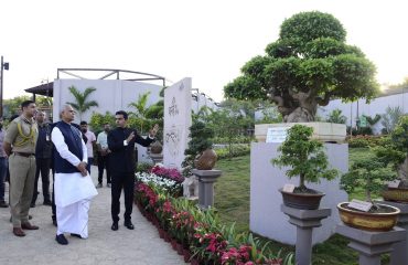 08.11.2025 : राज्यपालांनी दिली एकता नगर येथील वामन वृक्ष वाटिका आणि बोन्साय गार्डनला भेट