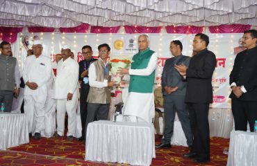 Governor attends the programme organised under the Chhatrapati Shivaji Maharaj Mahaswa Abhiyan at Pimparkhed