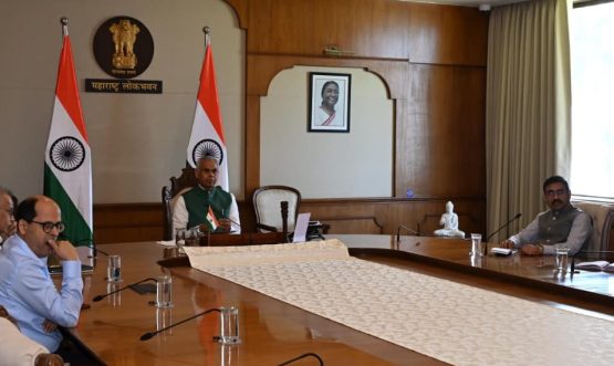 Governor presides over a review meeting on Natural Farming with officials of Agriculture Dept and VCs of agricultural universities