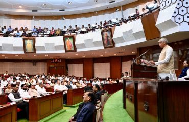 Governor addresses the Budget Session of Maharashtra State Legislature