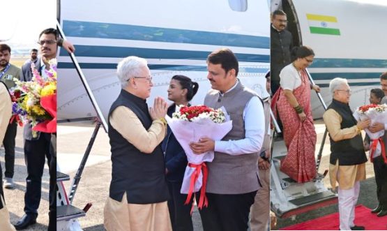 09.03.20026: महाराष्ट्राच्या राज्यपालपदी नियुक्ती झालेले तेलंगणाचे राज्यपाल जिष्णु देव वर्मा यांचे पत्नी सुधा देव वर्मा यांचेसह मुंबई येथील छत्रपती शिवाजी महाराज आंतरराष्ट्रीय विमानतळावर आगमन झाले.  मुख्यमंत्री देवेंद्र फडणवीस, उपमुख्यमंत्री एकनाथ शिंदे, उपमुख्यमंत्री सुनेत्रा पवार, विधान परिषदेचे सभापती प्रा राम शिंदे, राजशिष्टाचार मंत्री जयकुमार रावल, सांस्कृतिक कार्य व माहिती तंत्रज्ञान मंत्री आशिष शेलार, मुंबईच्या महापौर रितू तावडे, मुख्य सचिव राजेश अग्रवाल, पोलीस महासंचालक सदानंद दाते, पोलीस आयुक्त देवेन भरती  आदींनी त्यांचे स्वागत केले. मंगळवार दिनांक १० मार्च रोजी दुपारी ४.३० वाजता नवनियुक्त राज्यपालांचा लोकभवन येथे शपथविधी होणार आहे.