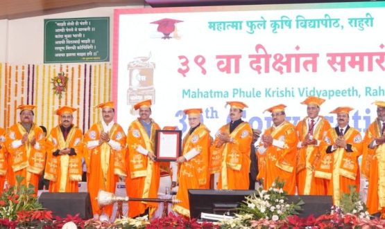 Governor presides over the Convocation of Mahatma Phule Krishi Vidyapeeth, Rahuri