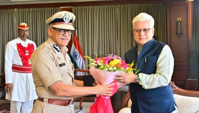 27.01.2026:  पोलीस महासंचालक सदानंद दाते यांनी  घेतली राज्यपालांची भेट