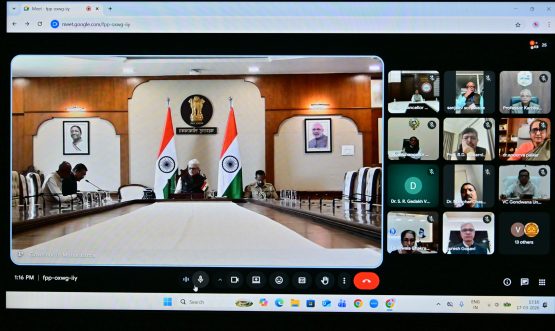 Governor interacts with the VCs of all State Public Universities through video conferencing