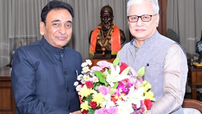 State Chief Secretary Rajesh Aggarwal meets Governor