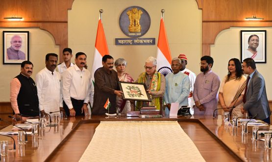 18.03.2026: A delegation comprising Tribal Development Minister Dr. Ashok Uike, MLAs from tribal regions, and senior officials of the Tribal Development Department met Governor Jishnu Dev Varma at Maharashtra Lok Bhavan Mumbai and discussed various issues related to tribal development. MLAs Harishchandra Bhoye, Rajesh Padvi, Bhimrao Keram, Kevalram Kave, Raju Todsam, and former Minister Rajendra Gavit were present at the meeting. On the occasion, Tribal Development Commissioner Leena Bansode and Commissioner of the Tribal Research and Training Institute Manjiri Manolkar made presentations before the Governor.