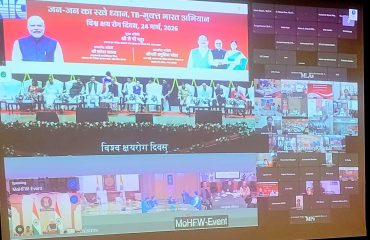 Union Minister Jagat Prakash Nadda presides over the function on the occasion of World TB Day 2026