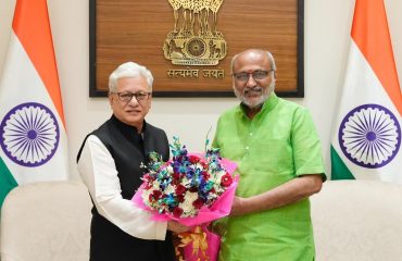 Governor meets Vice President of India C. P. Radhakrishnan in New Delhi