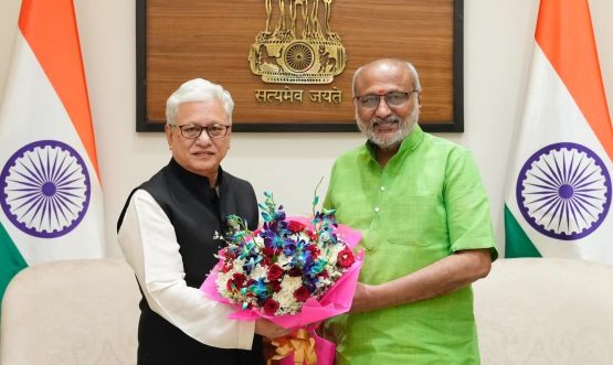 Governor meets Vice President of India C. P. Radhakrishnan in New Delhi