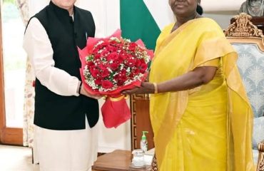 Governor Jishnu Dev Varma Meets the President