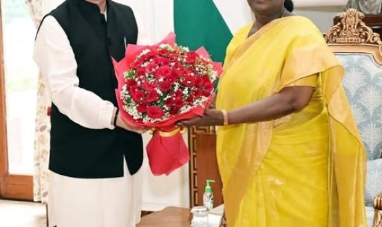 Governor Jishnu Dev Varma Meets the President