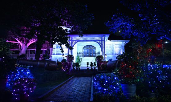 01.05.2026 : Lok Bhavan illuminated on the occasion of Maharashtra Day