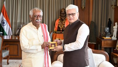 04.05.2026 : हरियाणाचे माजी राज्यपाल बंडारू दत्तात्रेय यांनी घेतली राज्यपालांची भेट