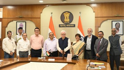 05.05.2026 : इंडियन रेड क्रॉस सोसायटीच्या महाराष्ट्र शाखेच्या पदाधिकाऱ्यांनी घेतली राज्यपालांची भेट