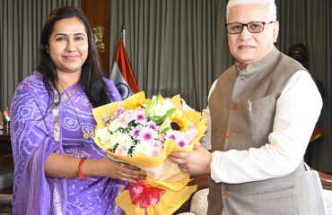 12.05.2026:  Minister of State for Public Health & Family Welfare, Water Supply & Sanitation, Energy, Women & Child Development and Public Works (Public Undertakings) Meghna Sakore Bordikar called on Maharashtra Governor Jishnu Dev Varma at Lok Bhavan, Mumbai. This was a courtesy call.