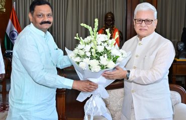 21.05.2026: Minister for Tribal Development Ashok Wooike meets Governor