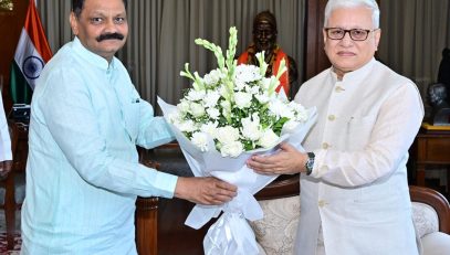 21.05.2026: Minister for Tribal Development Ashok Wooike meets Governor